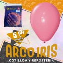 Globo Estandar 12 X 25 - Rosa +10-5% Promo Por Cantidad Globolandia