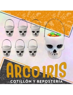 Calavera Mini X 6 - Halloween Ideal Para Souvenir O Guirnalda Stasio