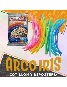 Globologia 260t Pastel X 50 -multicolor Tuky