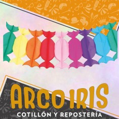 Guirnalda Caramelo Xu - 3.2 Mt China Guirnalda Muticolor