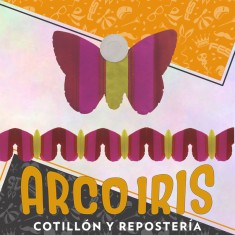 Guirnalda Mariposa Mediana Xu - Primavera Rondi