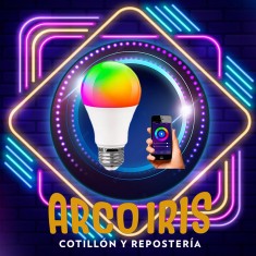 Luz Lampara Led Rgb Bluetooh Xu - Sin Garantia 9w80w Smart Led Se Maneja Desde El Celular Foco