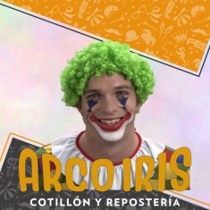 Peluca Afro Verde Xu