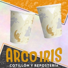 Comunion Vaso 8 Onzas X 8 - Angeles Polipapel