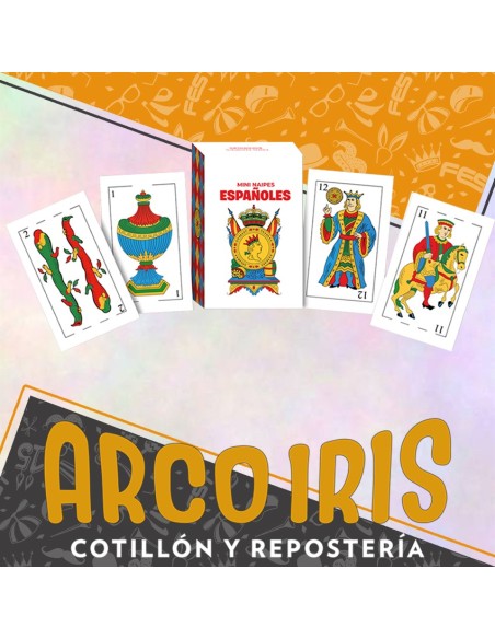 Naipes Mini X 6 - Espanoles Gold Mundo