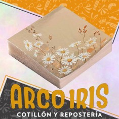 Florcitas Servilletas Impresas X 20 - Premium Festcopack