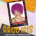 Peluca Afro Violeta Xu - Party Store