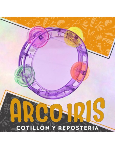 Pandereta Cristal Xu - Color Forma Medialuna Patrimar