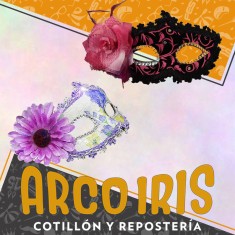 Veneciano Mascara Forrado Con Pluma Flor Xu +12-10% - Encaje/strass Carnaval Promo Por Cantidad