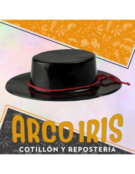 Zorro Sombrero Negro Plastico/espanol Xu - Gape