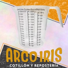 Jarra Medidora 1500 Cc Xu - Transparente Liquido/harina/semola/fecula/arroz/azucar