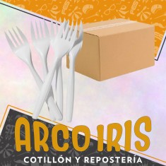 Cubiertos Tenedor Reforzados X 1000 - Caja Dixtron