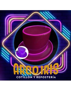 Gorro Luz Galera Plastica Xu - Cordon Led Tanguero Cubano Guapo