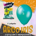 Globo Perlado 5 X 50 Verde Agua - Dilax