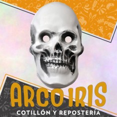 Careta Terror Calavera Blanca Xu +6-5% Halloween Descuento Por Cantidad Clasicas Gape