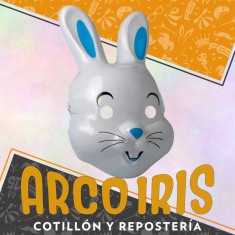 Careta Animal Conejo Celeste Xu - Gape