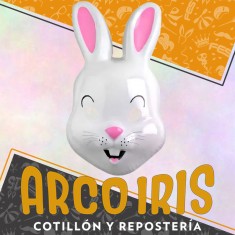 Careta Animal Conejo Rosa Xu - Gape