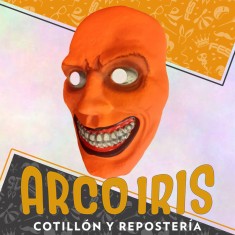 Careta Terror Espectro Fluo Xu +6-5% Halloween Descuento Por Cantidad New Gape