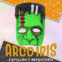 Careta Terror Frankenstein Xu +6-5% Halloween Descuento Por Cantidad Clasicas Gape