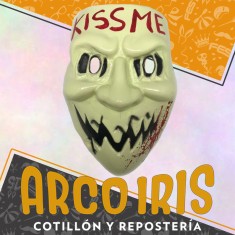 Careta Terror Kiss Me Xu +6-5% Halloween Descuento Por Cantidad New Gape