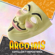 Careta Terror Vendeta Xu +6-5% V De Venganza Halloween Descuento Por Cantidad Gape Clasicas