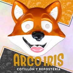 Careta Animal Zorrito Marron Xu - Gape