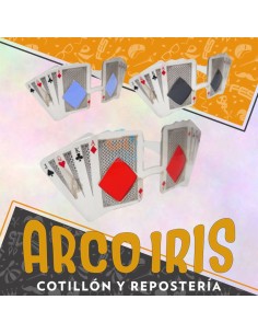 Anteojo Naipes Poker Xu - Cristal/blanco