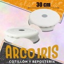 Base Giratoria Blanca Plastica Xu - 30 Cm Dona Clara