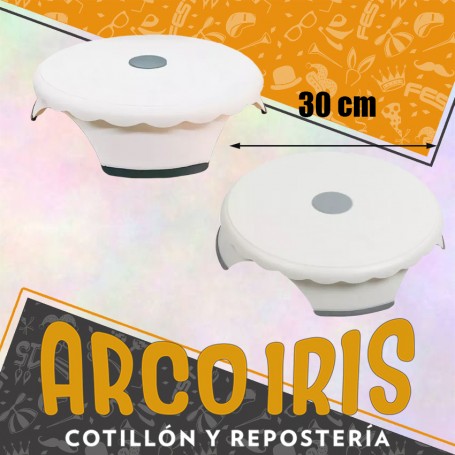 Base Giratoria Blanca Plastica Xu - 30 Cm Dona Clara