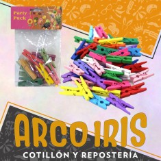 Broche Madera Color N 4.5 X 24 - Multicolor