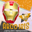 Careta Personaje Iron Man Xu +6-5% Descuento Por Cantidad Gape