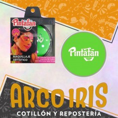 Maquillaje Pasta Fluo Verde 9.2g Xu +3-10% Brillante Promo Por Cantidad Artistico Halloween Pintafan