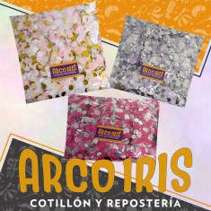 Confeti Circulos X 500 Gr Combinados Plata-dorado-rosa-rojo-blanco-fucsia