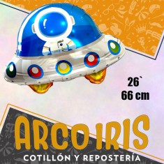 Mylar 26 Ovni/plato Volador Espacial Xu - 66 Cm