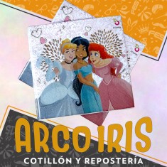 Princesas Servilleta X 20 U - Premiun