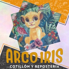 Rey Leon Servilleta X 20 U - Premiun Disney Selva Animalitos