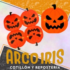 Calabaza Servilleta X 20 - Servilleta Forma Calabaza Halloween Party Store