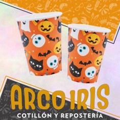 Boo Halloween Vaso Polipapel X 6 - Party Store