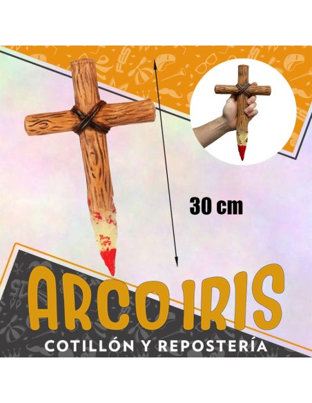 Cruz Estaca Xu - 30 Cm Mata Vampiro Halloween Party Store