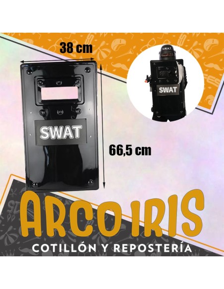 Escudo Swat 66.5 X 38 Cm - Halloween Party Store