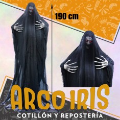 Muneco Calavera Colgante Devoradoe De Almas Con Luz En Los Ojos Pilas Incluidas 190 X 158 Cm Halloween Party Store