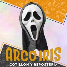 Careta Terror Con Tela El Grito Party Store Scream Halloween