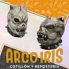 Latex Mascara Perro Malo Xu - Halloween Party Store