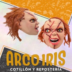 Latex Mascara Muneco Maldito Xu - Halloween Chucky Party Store