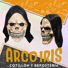 Latex Mascara La Parca Xu - Halloween Party Store