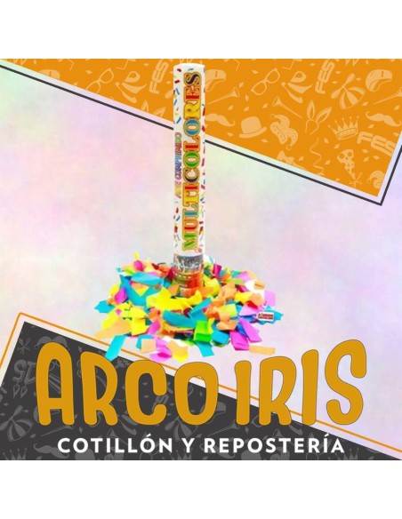 Canon 40 Cm Papel Multicolor Comun - Primera Calidad Carnaval Party Store/otros