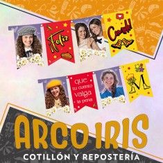 Margarita Banderin Feliz Cumpleanos Xu - Articulado