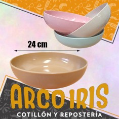 Ensaladera Ecologica Premium Marron 24 Cm - Plastico Duro
