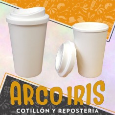 Vaso Termico Con Tapa A Rosca Blanco Xu