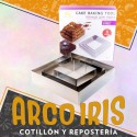 Set 3 Aros Cuadrados 10-15-20 Cm X 4.5 Cm Alto -cake Baking Tool-